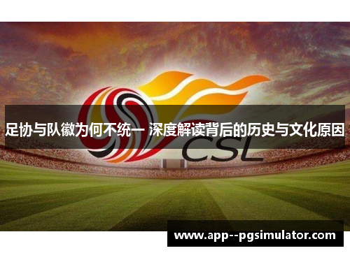 足协与队徽为何不统一 深度解读背后的历史与文化原因